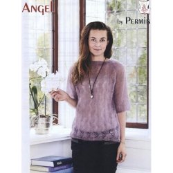 Raglan bluse med hulmnster