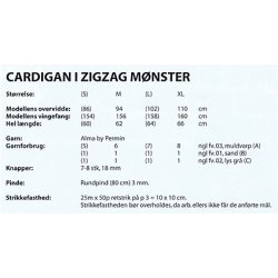 Cardigan i zigzag mnster