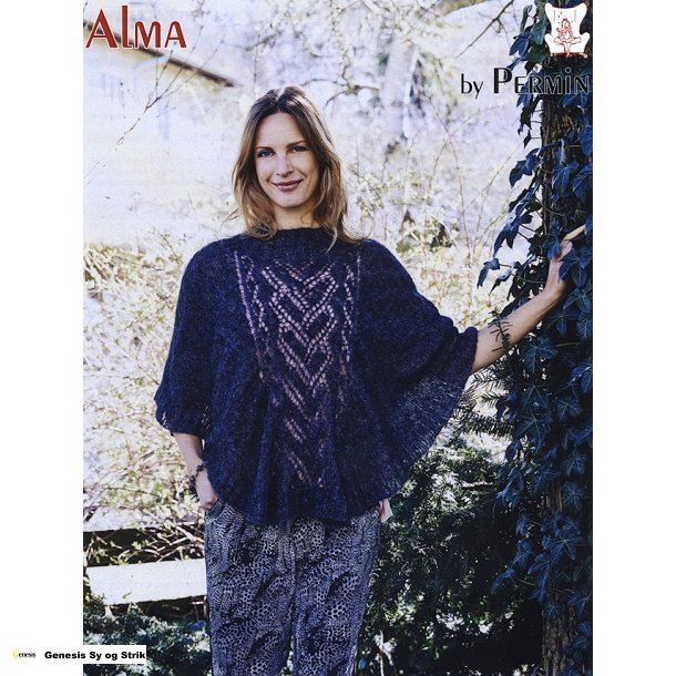 Poncho med hulmnster