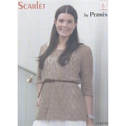 Oversize bluse med hulmnster