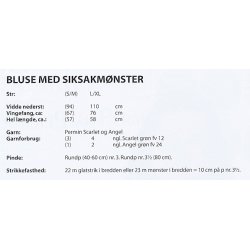 Bluse siksakmnster