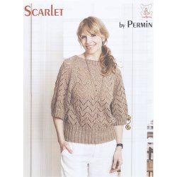 Sweater med hulmnster