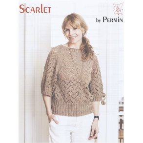 Sweater med hulmnster