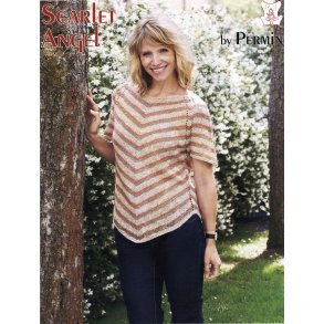 Bluse striber og spids