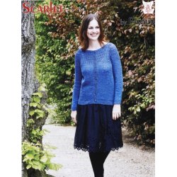 Cardigan med brestykke