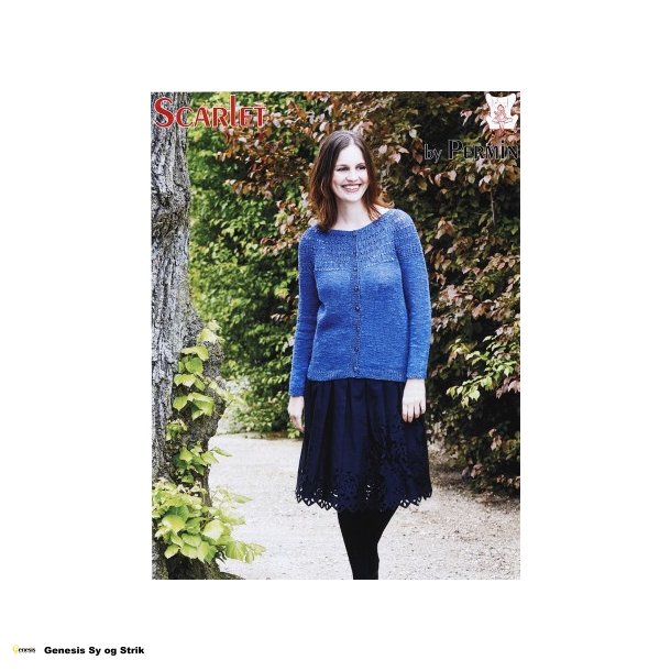 Cardigan med brestykke