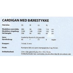 Cardigan med brestykke