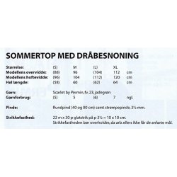 Sommertop med Drbesnoning