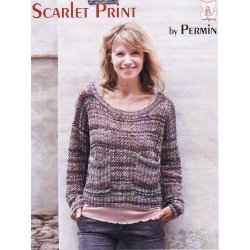 Hulmnsterbluse med lommer