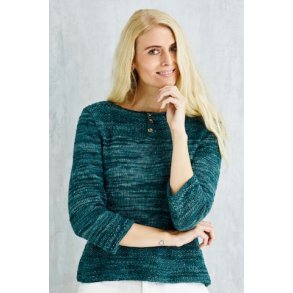 Scarlet bluse med perlestrik