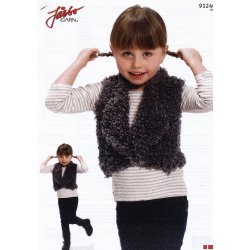 Brnevest med lammeuldslook