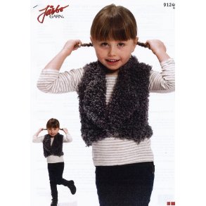 Brnevest med lammeuldslook