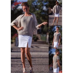 Sjal med rmer og matchende top