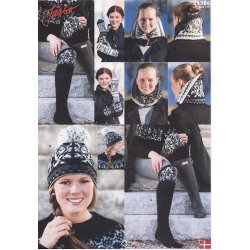 Dalarna hue, vendbart halsrr, vanter og overknees