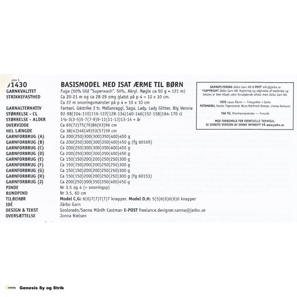 Basismodel med tilsat rme til brn