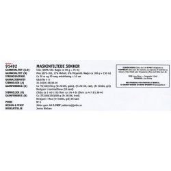 Maskinfiltede sokker