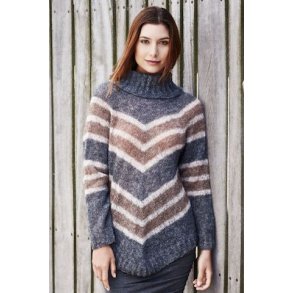 Alma Bred Sweater spids m/rib