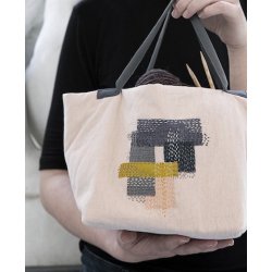 Detaljer med sting og masker