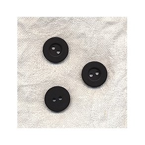 Knap - Sort 18 mm