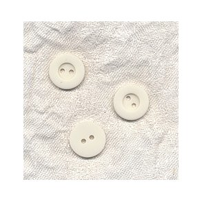 Knap - Hvid 18 mm