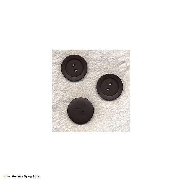 Knap - Bordeaux/brun 30 mm