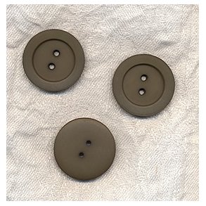 Knap - Stvet grn/brun