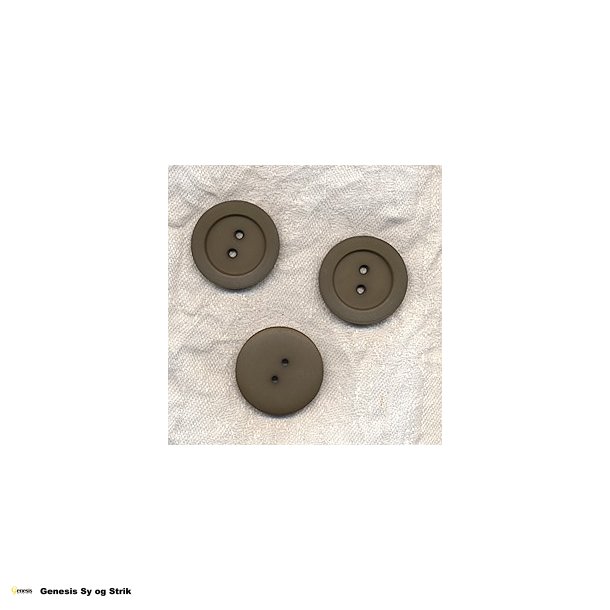 Knap - Stvet grn/brun