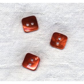 Firkantet Perlemor knap