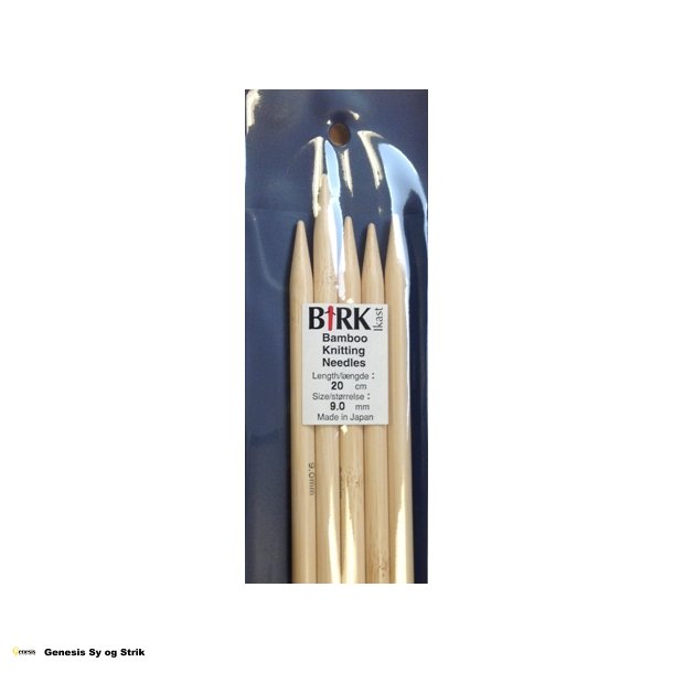 Birk bambus strmpepinde str. 9.0 mm