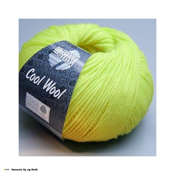 Cool Wool - Neon lysegrn