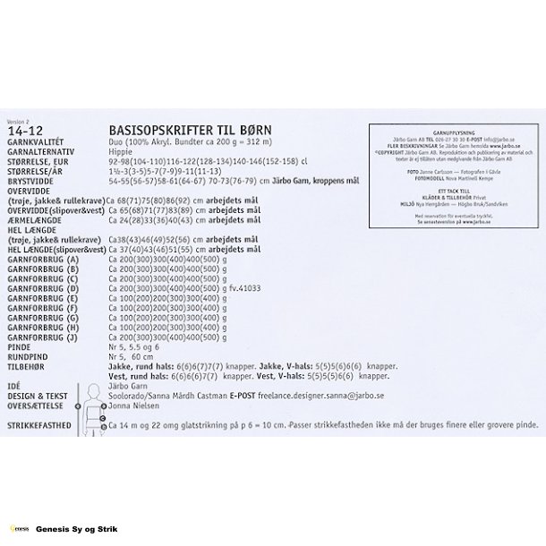 Basisopskrifter til brn