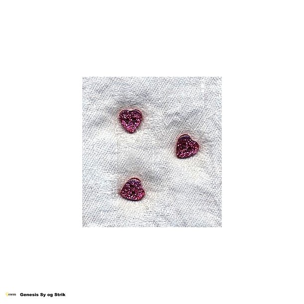 Knap - Pink hjerte