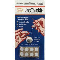 Lder fingerbl med ls metalkappe