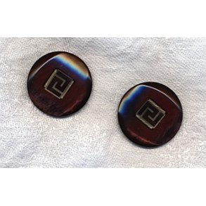 Knap med mnster - Bordeaux