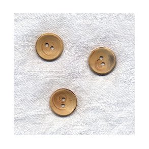 Brun knap - 20 mm