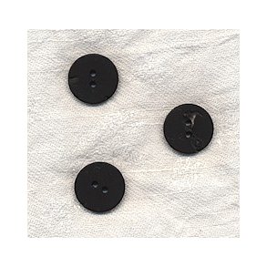 Knap - Sort 18 mm