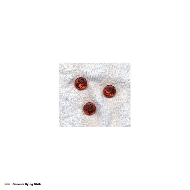 Knap med elefant motiv rd