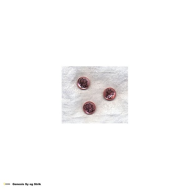 Knap med elefant motiv