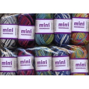 Mini ngle - Uld og Polyamid