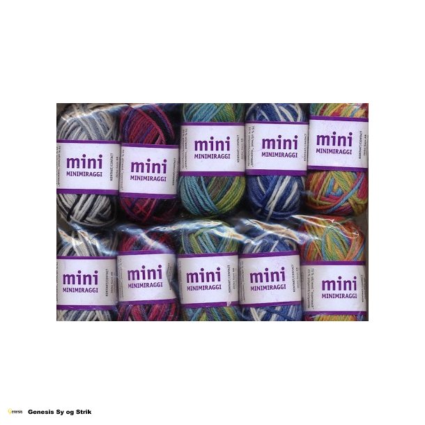 Mini ngle - Uld og Polyamid
