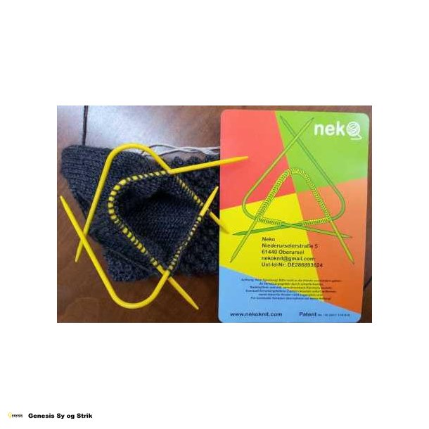 NekoKnit kurvede strmpepinde