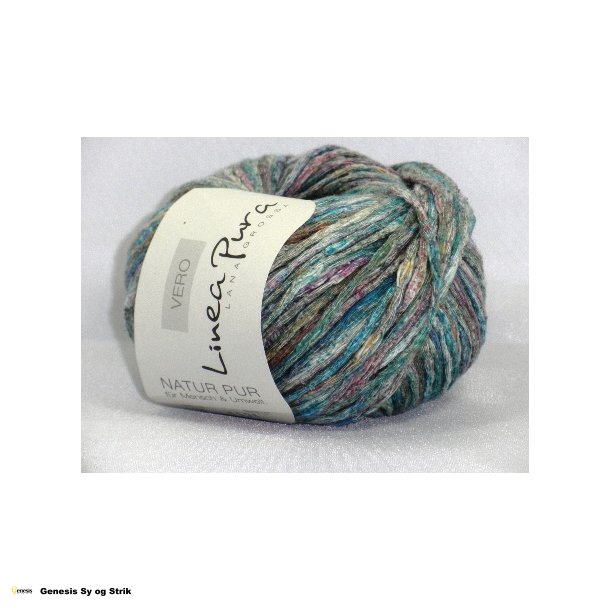 Linea Pura Vero - Mrkegrn / turkis / violet / mynte