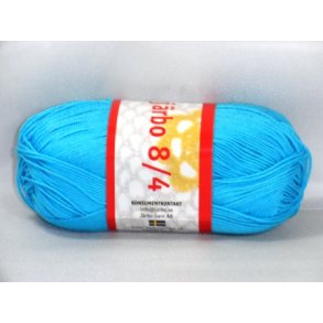 Merc. Bomuld 8/4 - Turkis