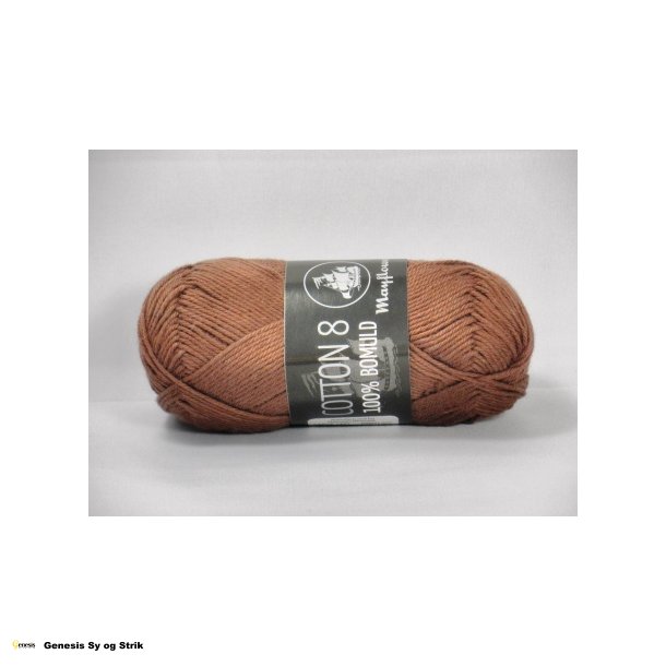 Cotton 8/4 - Rdbrun