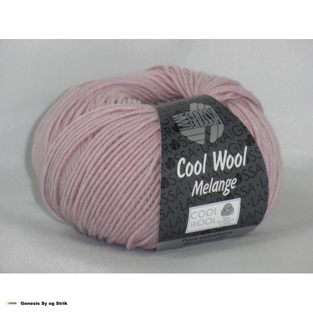 Cool Wool Mlange - Rosa meleret