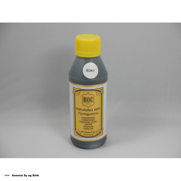 Formgummi naturlatex sort