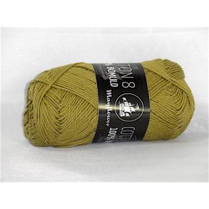 Cotton 8/4 Lys armygrn