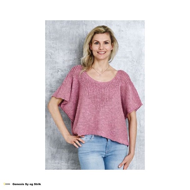 Scarlet Bluse med patent felt