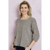 Silja Bluse med fletmnster