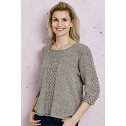 Silja Bluse med fletmnster